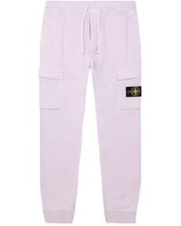 Stone Island - Compass-Badge Track Pants - Lyst