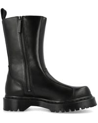 Dr. Martens Durrow Zip Boots in Black | Lyst