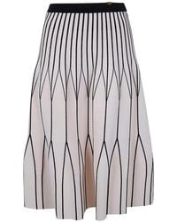 Elisabetta Franchi - Midi Knit Skirt - Lyst