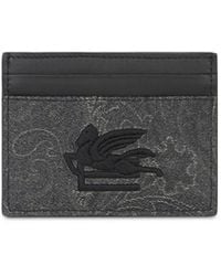 Etro - Paisley-Print Cotton-Blend Cardholder - Lyst