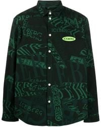 Iceberg - ロゴ シャツ - Lyst