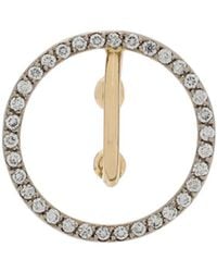 Charlotte Chesnais - 18Kt And Celeste Diamond Earcuff - Lyst