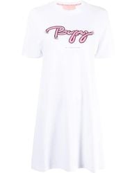 BAPY BY *A BATHING APE® - T-Shirtkleid Mit Logo - Lyst