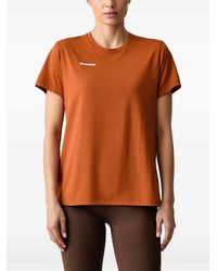 Mammut - Selun Fl Logo-Print T-Shirt - Lyst