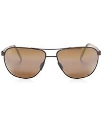 Maui Jim - Castles Pilot-Frame Sunglasses - Lyst