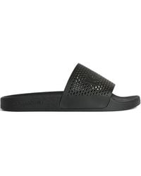 Karl Lagerfeld - Leather Slides - Lyst