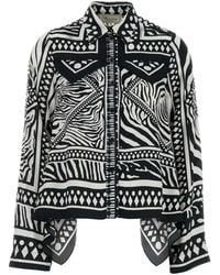 Blumarine - Regular Printed Shirt - Lyst