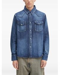 Visvim - Western-Style Denim Shirt - Lyst