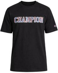 Champion - Logo-Print T-Shirt - Lyst