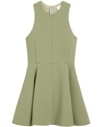 Ami Paris - Virgin-Wool Skater Minidress - Lyst