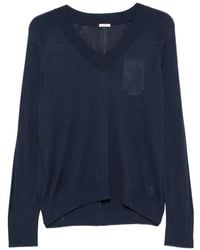 JOSEPH - Gallow V-Neck Long-Sleeves T-Shirt - Lyst