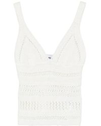 Alpha Studio - Gehaakte Top - Lyst