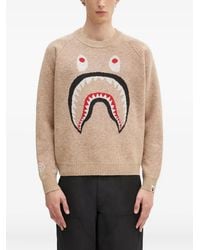A Bathing Ape - Shark-Head Intarsia Sweater - Lyst