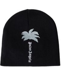 Palm Angels - Palm Tree Beanie Hat - Lyst
