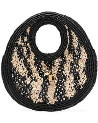 Jacquemus - Tote Bag Aus Raffiabast Mit Rundem Henkel - Lyst