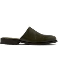Lemaire - Square-Toe Leather Mules - Lyst