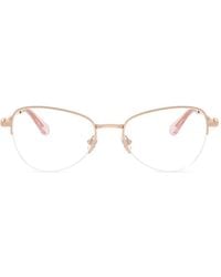 Swarovski - Cat-Eye-Brille Mit -Kristalle - Lyst
