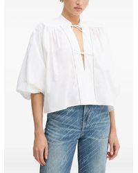 BOSS - Blusa Con Maniche A Palloncino - Lyst