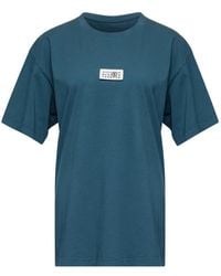 MM6 by Maison Margiela - Logo-Patch Signature-Stitch T-Shirt - Lyst