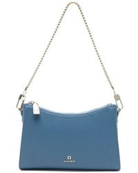 Aigner - Ivy Grained Leather Shoulder Bag - Lyst