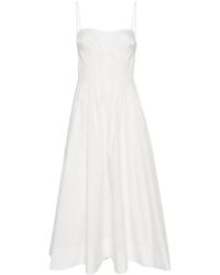 Jonathan Simkhai - Kittiya Cotton Midi Dress - Lyst
