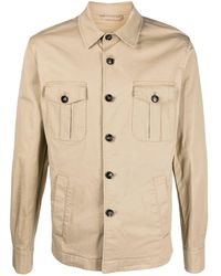 Mazzarelli - Stretch-cotton Shirt Jacket - Lyst