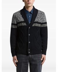 Peserico - Cardigan En Maille Torsadée À Col Châle - Lyst