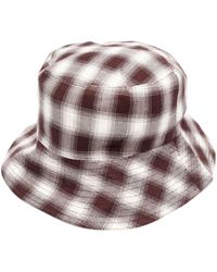 Bode - Checked Bucket Hat - Lyst