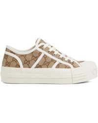Gucci - "Gg" Sneaker With Oversized Sole - Lyst