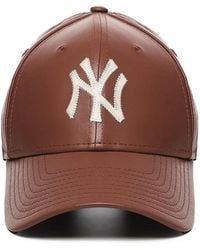 KTZ - Logo-Embroidered Leather Baseball Cap - Lyst