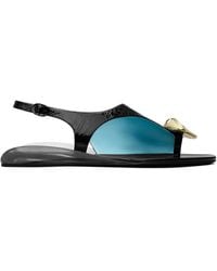 Tory Burch - Architectural Slingback Thong Sandals - Lyst