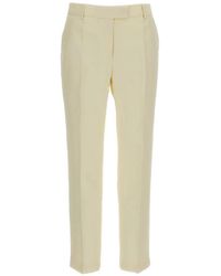 Alberto Biani - Pressed-Crease Tailored Trousers - Lyst