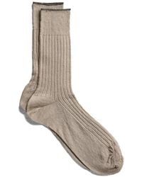 yahae - Ribbed-Knit Socks - Lyst