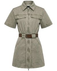 Nicholas - Embla Belted Utility Mini Dress - Lyst