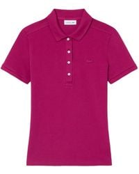 Lacoste - L.12.D Logo-Patch Polo Shirt - Lyst
