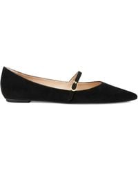 Stuart Weitzman - Emilia Pointed-Toe Ballet Flats - Lyst