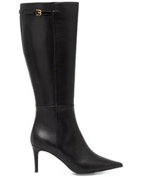 Baldinini - Bottines Pointues À Détail De Boucle 100 Mm - Lyst