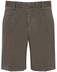 ZEGNA - Short En Lin À Ceinture - Lyst