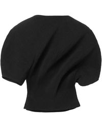 Séfr - Naomi Draped Crinkled Blouse - Lyst