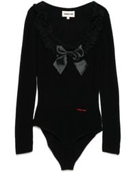 ShuShu/Tong - Embellished-Neckline Bodysuit - Lyst