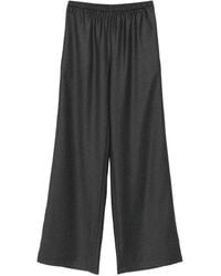 A.M.G - Elastic-Waist Wool Trousers - Lyst