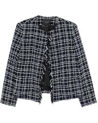 Thelaurent - Fringed Tweed Jacket - Lyst