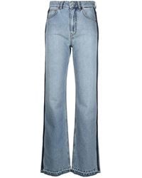 Victoria Beckham - Julia High-Waisted Straight Jeans - Lyst