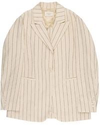 Montedoro - Pinstripe Blazer - Lyst