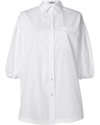 Valentino Garavani - Puff Sleeve Poplin Shirt - Lyst