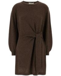 Lisa Yang - Robe Courte Abrielle À Taille Nouée - Lyst