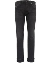 AG Jeans - Five-Pocket Turned-Up Hem Jeans - Lyst