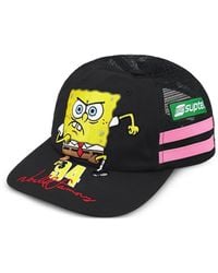 Supreme - X Spongebob Square Pants X Jeff Hamilton Baseballkappe Mit Logo-Print - Lyst