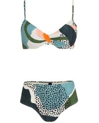 Lygia & Nanny - Veronica Abstract-Print Bikini Set - Lyst
