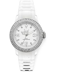 Ice-watch - Sili Crystal-Embellished 48Mm Watch - Lyst